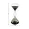 Glitzhome® 7.75" Tri-Layer Two-Tone Color Hourglasses with Black Sand, 2ct.